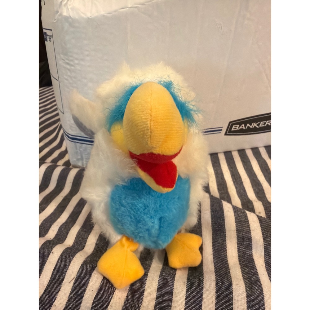 RARE Vintage 1988 Fairview Industrial Corp Plush Bird White Pelican 80s